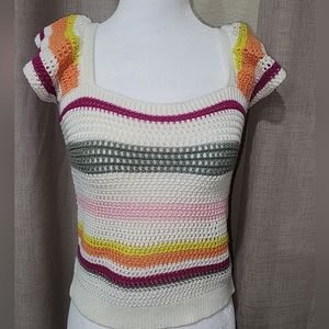 Knit Cap Sleeve Sweater